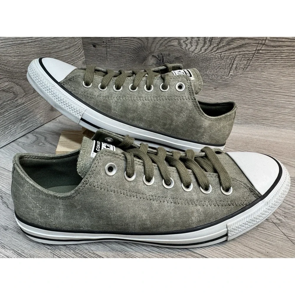 Converse  All Star Lo Olive Green 171063F Men's 10 ~ Women's 12 Sneakers